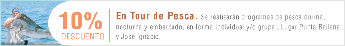 10% de descuento en Tour de Pesca