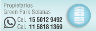 Propietarios Green Park Solanas - Teléfono: 1550129492